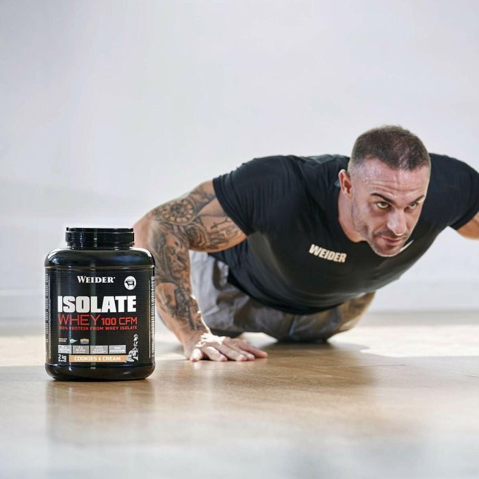 Proteína Weider Isolate Whey 100 Cfm Cookies & Cream 3