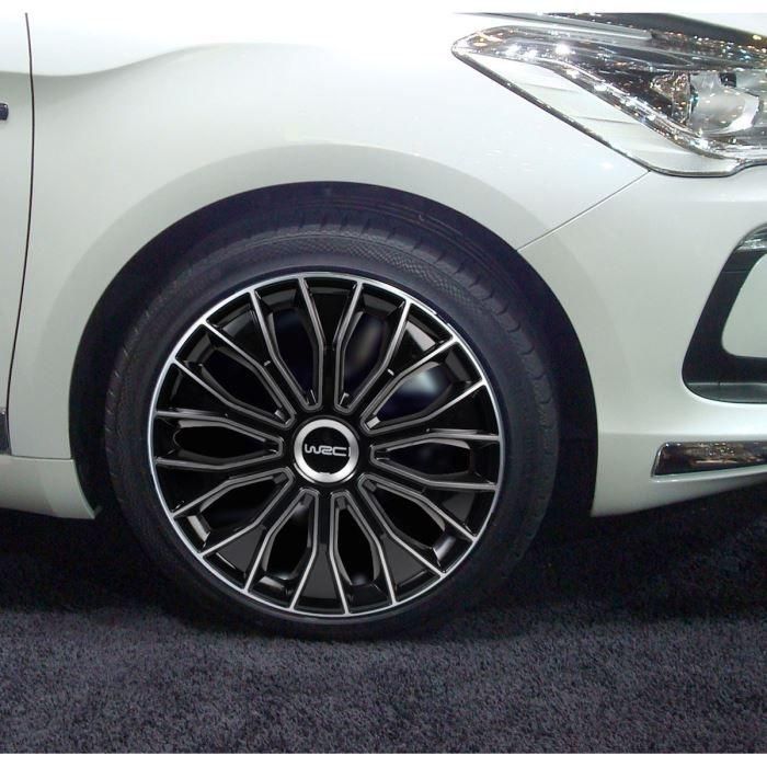 Caja de 4 tapas de cubo WRC Bicolor 14 ' 1