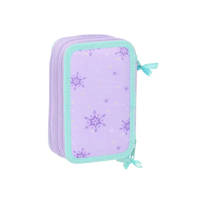 Plumier Triple Frozen Spirit Lila 12,5 x 19,5 x 5,5 cm 37 Piezas 1