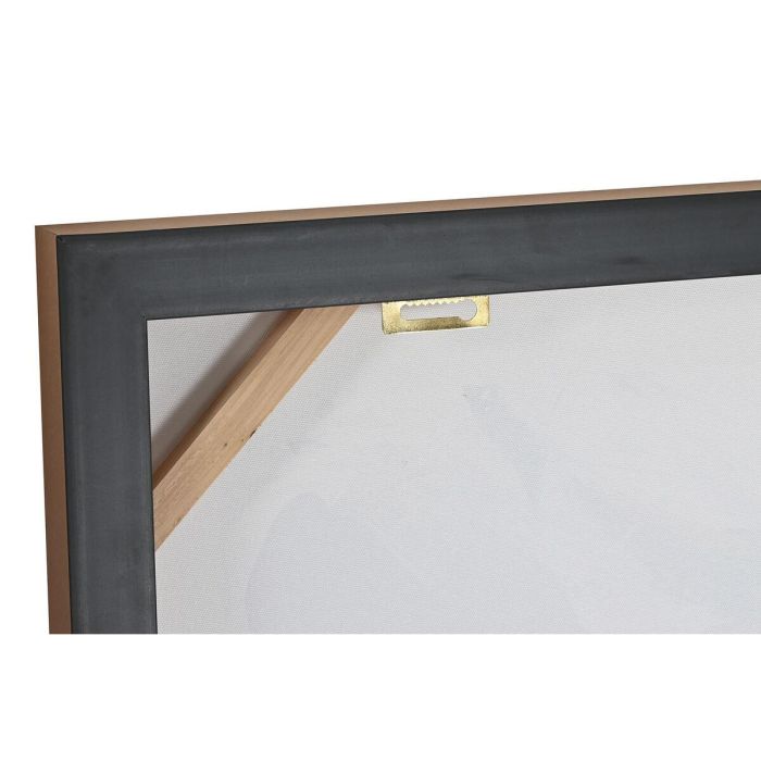 Cuadro Moderno DKD Home Decor Blanco Negro 3 x 55 x 95 cm (2 Unidades) 1