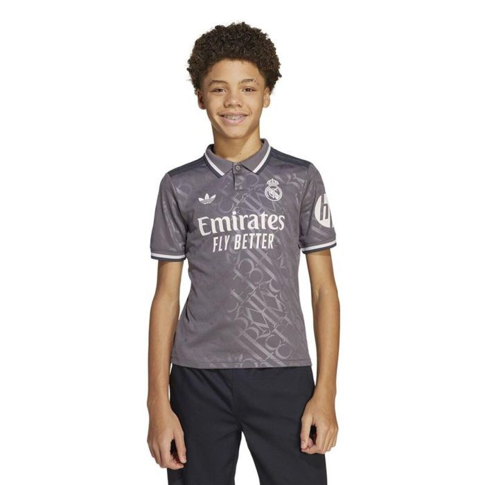 Camiseta de Fútbol de Manga Corta para Niños Adidas Real Madrid 24/25 Away XL 5