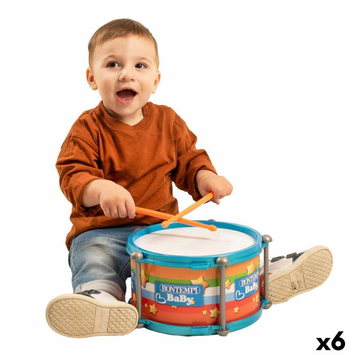 Tambor Bontempi 24 x 13 x 24 cm (6 Unidades) 6 Tambor Bontempi 24 x 13 x 24 cm (6 Unidades) 6