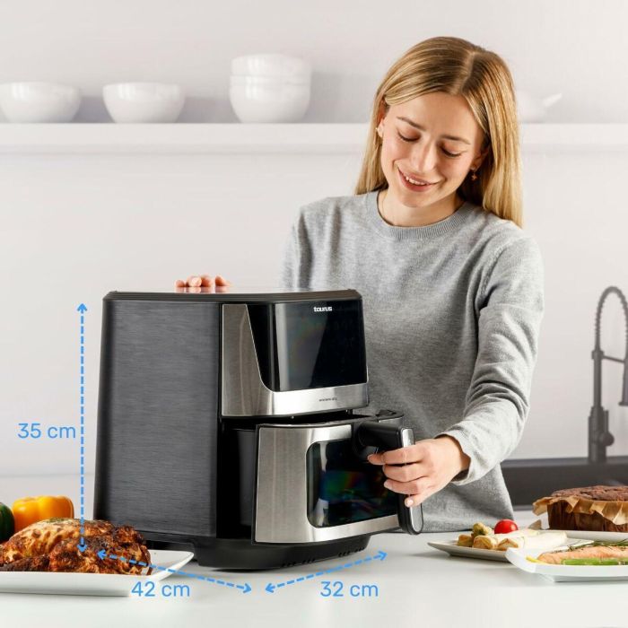 Freidora de Aire Taurus AIR FRY 360XL Negro 2100 W 8 L 1 Freidora de Aire Taurus AIR FRY 360XL Negro 2100 W 8 L 1