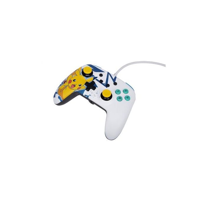 Power A NSGP0041-01 Mando con Cable Mejorado para Nintendo Switch - Diseño Pikachu High Voltage, Compatible con Switch OLED y Switch 1 Power A NSGP0041-01 Mando con Cable Mejorado para Nintendo Switch - Diseño Pikachu High Voltage, Compatible con Switch OLED y Switch 1