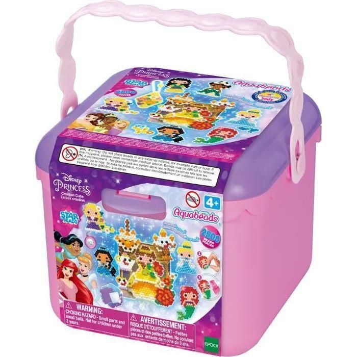 Cubo De Creatividad Princesas Disney 31773 Aquabeads Cubo De Creatividad Princesas Disney 31773 Aquabeads