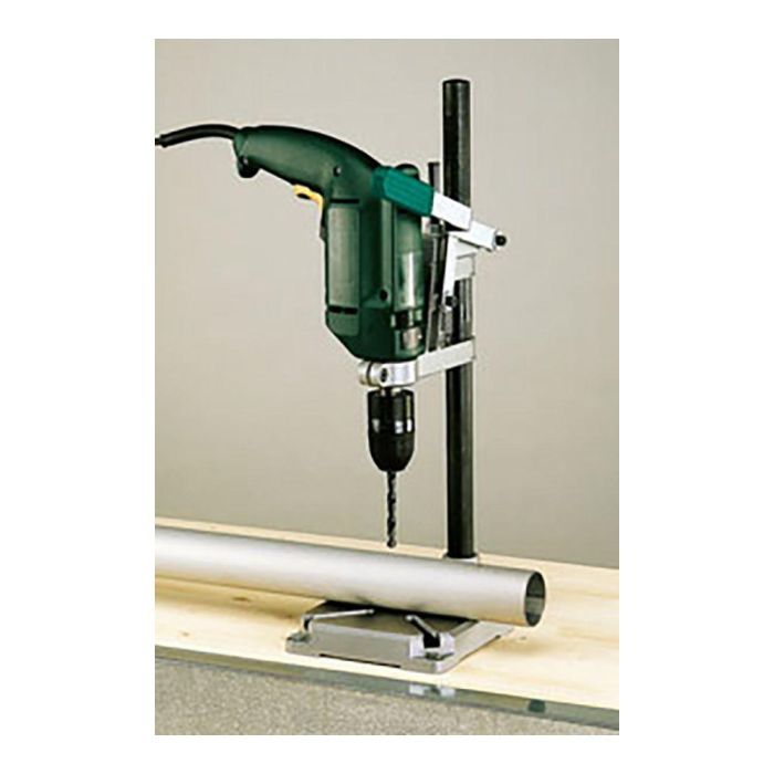 wolfcraft Soporte de Taladro Universal 3406000 Columna Redonda 160x230x500mm Metal Aluminio Profesional 1