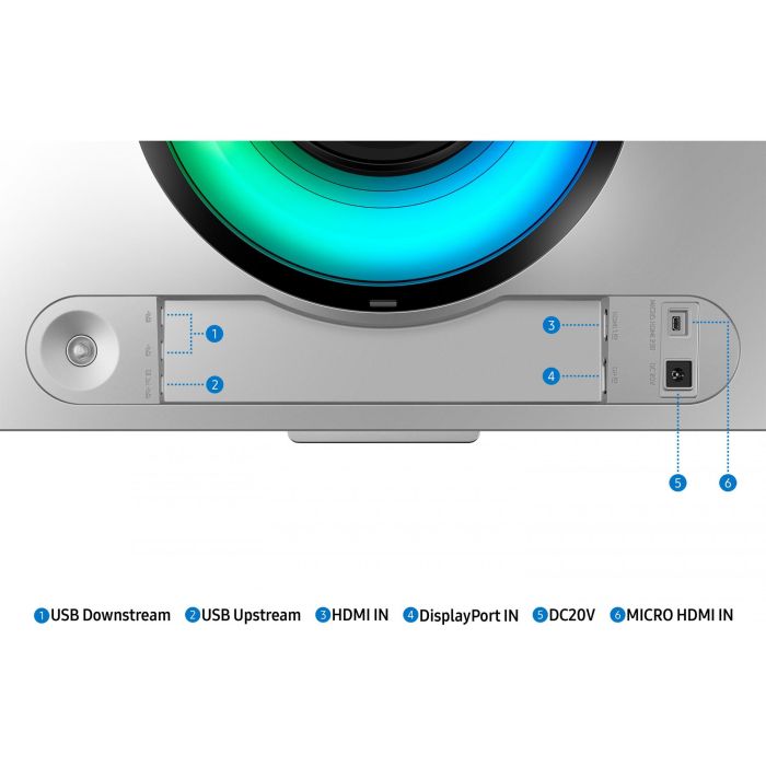 Samsung LS49CG954SUXEN Smart Monitor Gaming Curvo Ultrapanorámico 49" Dual QHD OLED 0.03ms 240Hz HDR True Black 400 FreeSync Premium Pro 14