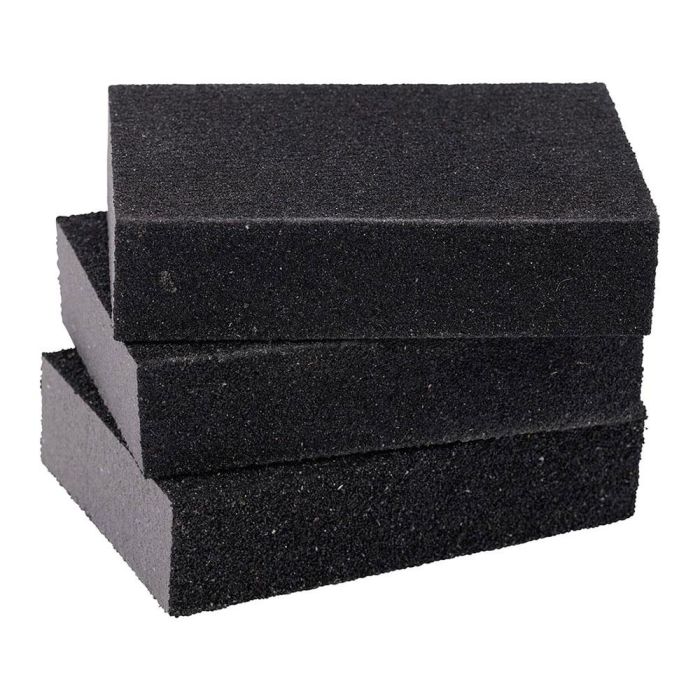 Bloque de lijado 10 x 7,5 x 2,5 cm, set 3 unidades 3 Bloque de lijado 10 x 7,5 x 2,5 cm, set 3 unidades 3