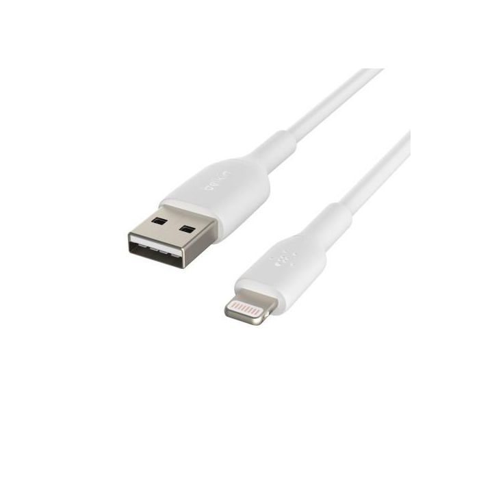 Belkin CAA001BT3MWH Cable Lightning a USB A 3 m Blanco 4