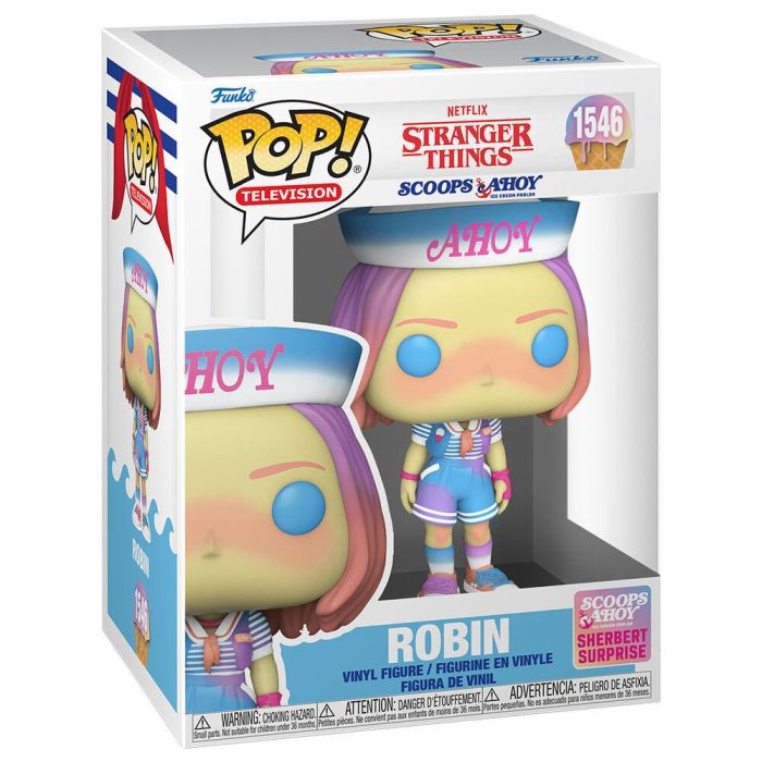 Funko Pop Tv: Stranger Things - Robin con uniforme de Scoops Ahoy! Figura de vinilo 10,4 cm 1 Funko Pop Tv: Stranger Things - Robin con uniforme de Scoops Ahoy! Figura de vinilo 10,4 cm 1