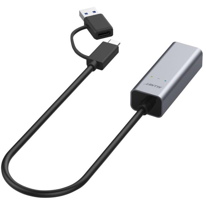 ALLNET USB 3.0 Typ-C&A Ethernet Adapter 2.5 Multi-Gigabit LAN ALL-NC-2.5G-USBC/A *ALLTRAVEL* 1