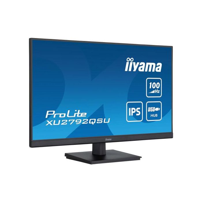Iiyama Monitor ProLite XU2792QSU-B6 27" IPS WQHD 100Hz 0.4ms USB HDMI DisplayPort 2