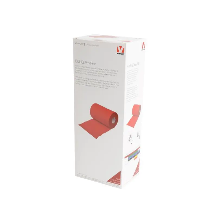 Vet-Flex 7,5 cmx4,5 M Rojo 10 Unidades Kruuse Vet-Flex 7,5 cmx4,5 M Rojo 10 Unidades Kruuse