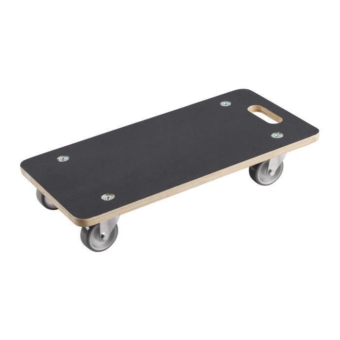 Meister Carro Industrial con Ruedas de Transporte, Plataforma 590 x 290 mm, Soporta hasta 200 kg de Peso