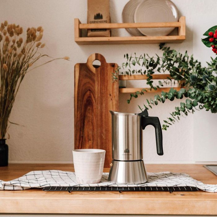 Bialetti 0007255/CNNP Cafetera italiana de Acero 4 Bialetti 0007255/CNNP Cafetera italiana de Acero 4