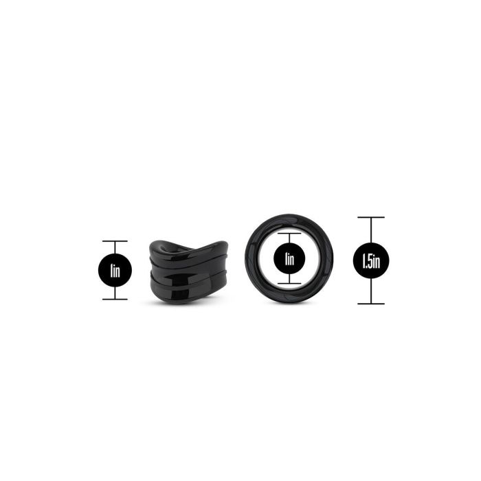 Anillo para el Pene Blush Stay Hard Negro 4 Anillo para el Pene Blush Stay Hard Negro 4