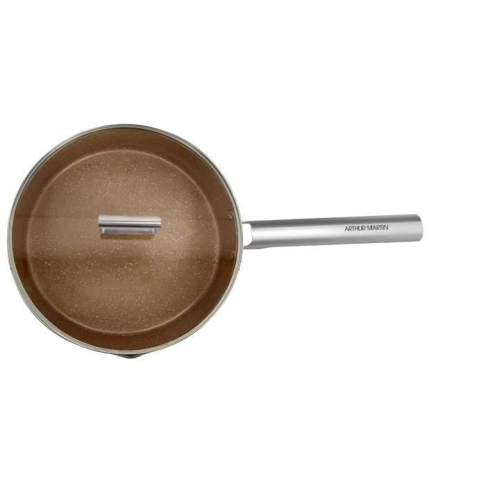 Sartén para saltear - ARTHUR MARTIN - AM3542 - 28 cm con tapa - Aluminio forjado - Todas las fuentes de calor, incluido inducción + horno 2 Sartén para saltear - ARTHUR MARTIN - AM3542 - 28 cm con tapa - Aluminio forjado - Todas las fuentes de calor, incluido inducción + horno 2