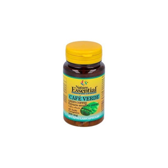 NATURE ESSENTIAL Café Verde Extracto Seco 200mg 60 Cápsulas