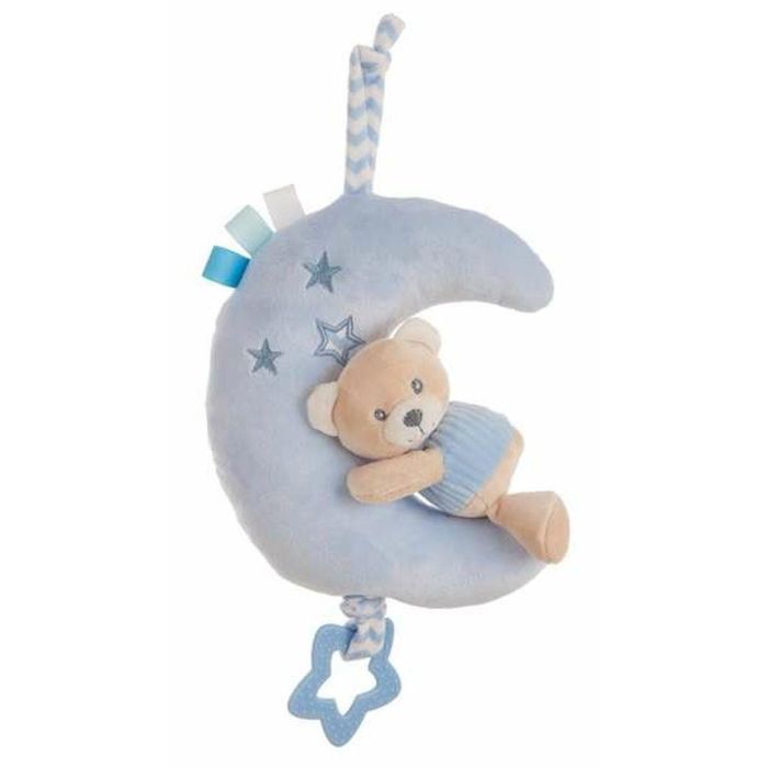 Creaciones Llopis Luna Caja de Música Oso Azul Terciopelo 25 cm - Emite Sonidos, Edad +3 Años Creaciones Llopis Luna Caja de Música Oso Azul Terciopelo 25 cm - Emite Sonidos, Edad +3 Años