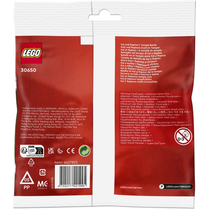 LEGO 30650 Ninjago Kais und Raptons Duell im Tempel (Polybag) 2 LEGO 30650 Ninjago Kais und Raptons Duell im Tempel (Polybag) 2
