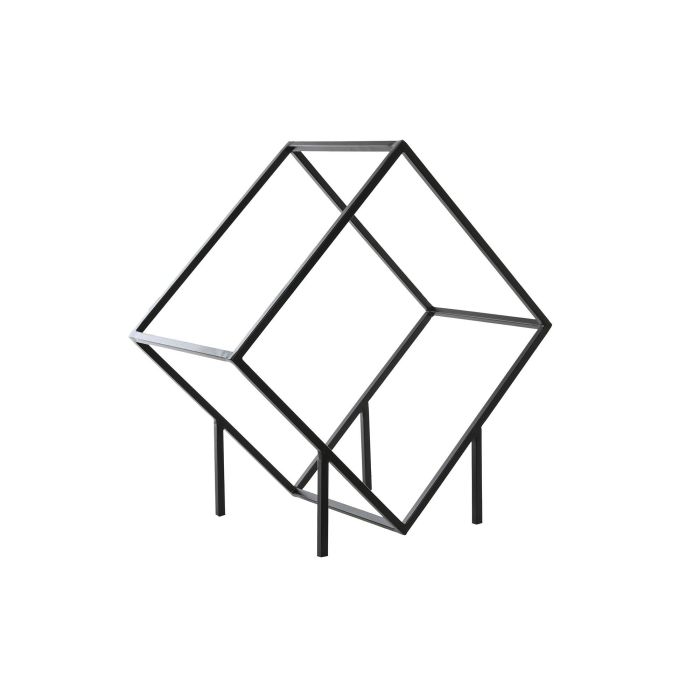 DKD Home Decor Leñera Loft Negro Acero 57 x 30 x 58 cm 3 DKD Home Decor Leñera Loft Negro Acero 57 x 30 x 58 cm 3