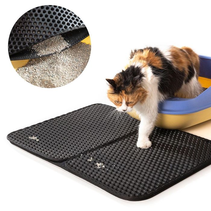Alfombra para Arenero de Gatos Clikatt InnovaGoods 5 Alfombra para Arenero de Gatos Clikatt InnovaGoods 5