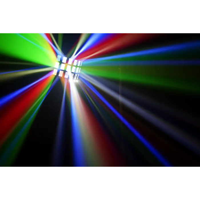 Algamlight Helios II Derby 2 en 1 con Stroboscope 4x 3W LEDs RGBW y 16x 0.5W LEDs Blancos para Eventos 2
