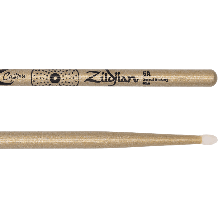 Baquetas Zildjian Z Custom Le - 5A Nylon Gold Chroma 3 Baquetas Zildjian Z Custom Le - 5A Nylon Gold Chroma 3