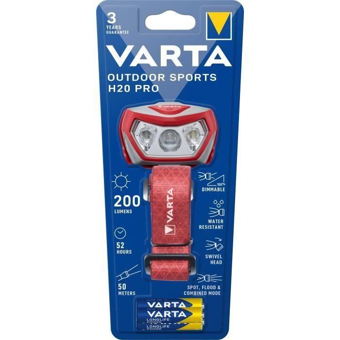 Linterna outdoor sports h20 pro varta