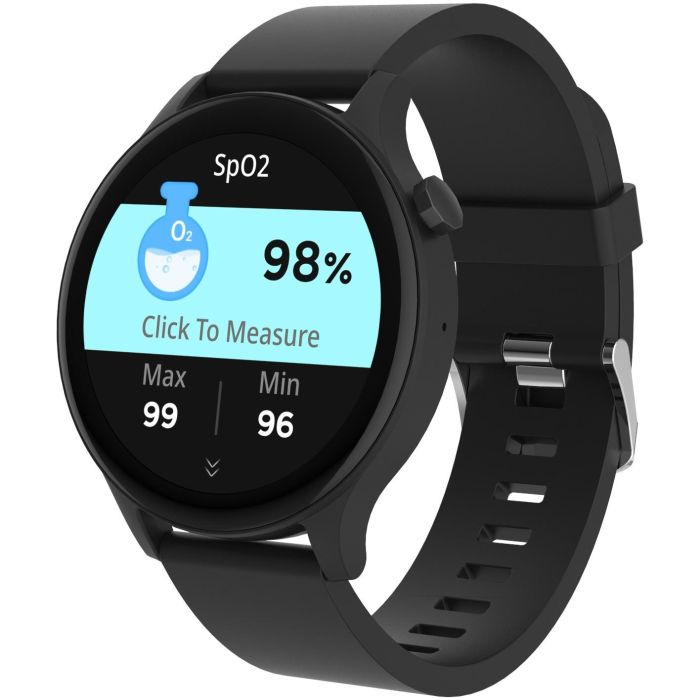 Denver Smartwatch SWC-338B Reloj Inteligente Pantalla Táctil Monitor de Ritmo Cardíaco Bluetooth 5.3 Resistente al Agua IP67 Negro 9