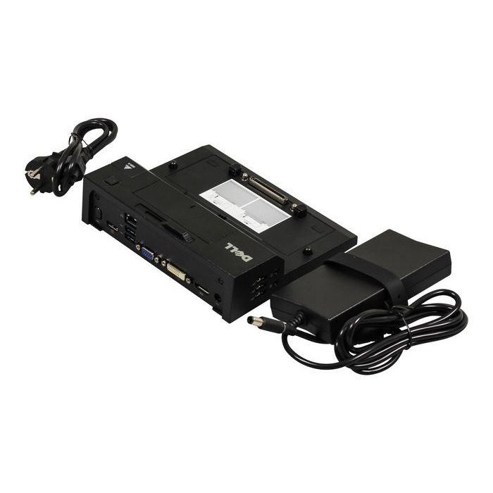 Dell Port Replicator: EURO2 Simple E-Port II with USB 3.0, 130W AC Adapter without stand Dell Port Replicator: EURO2 Simple E-Port II with USB 3.0, 130W AC Adapter without stand