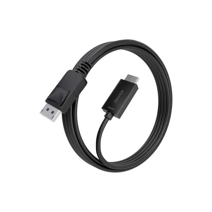 AISENS - CABLE CONVERSOR DISPLAYPORT A HDMI 4K@60HZ, DP/M-HDMI/M, NEGRO, 3.0M 1