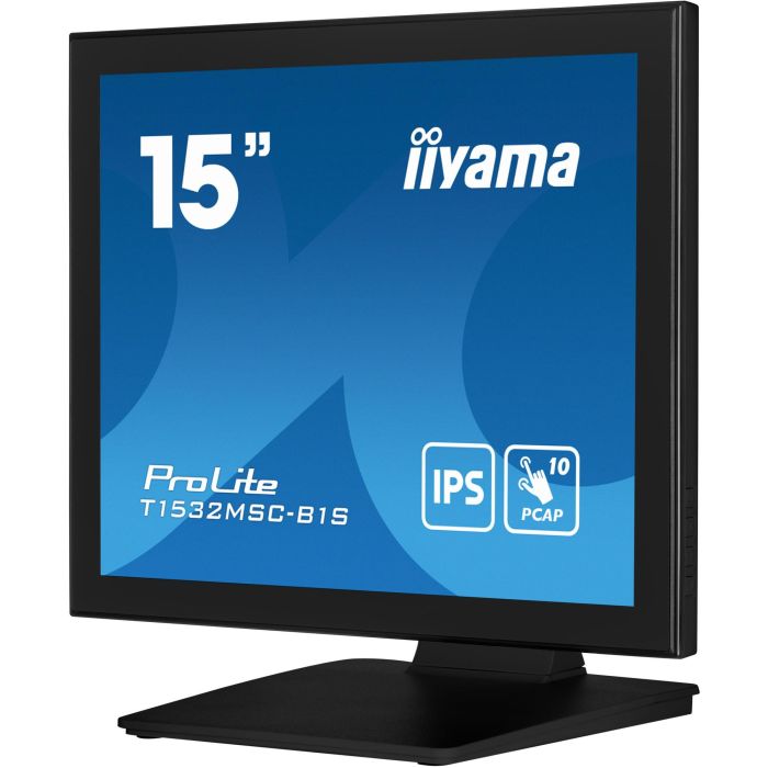 IIYAMA T1532MSC-B1S Monitor Táctil 15" (38.1cm) XGA LCD 4:3 ProLite, 10 Puntos Táctiles, HDMI+DP, 8ms, Negro 13