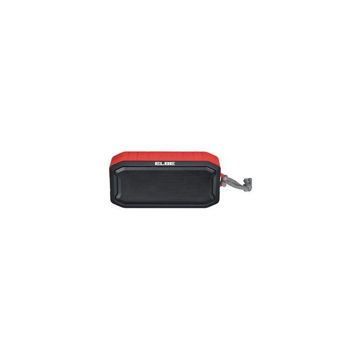 Elbe ALT-R15-TWS Altavoz Bluetooth 5W TWS Rojo IPX7 Resistente al Agua Portátil con Sonido Estéreo