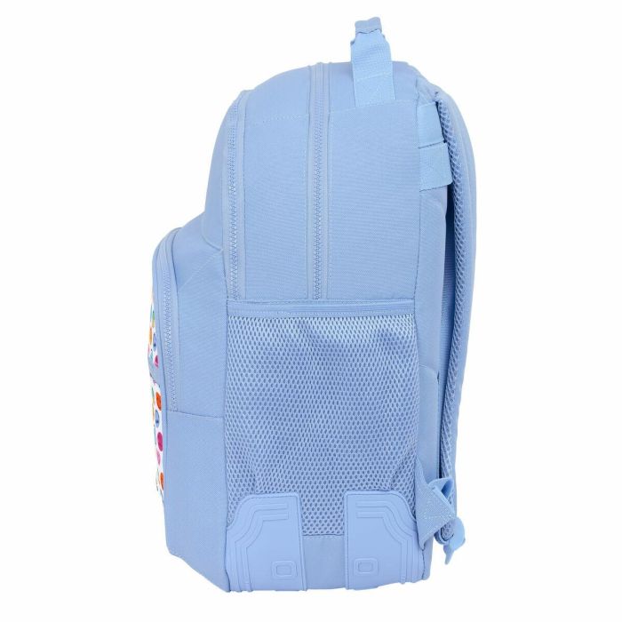 Mochila Escolar Smiley Joyful Azul Multicolor 32 x 42 x 15 cm 2 Mochila Escolar Smiley Joyful Azul Multicolor 32 x 42 x 15 cm 2
