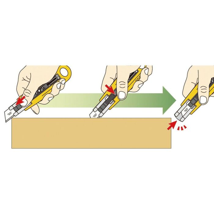 Cúter Olfa 17,5 X 0,6 MM Acero Inoxidable Plástico 17,5 mm De seguridad 1 Cúter Olfa 17,5 X 0,6 MM Acero Inoxidable Plástico 17,5 mm De seguridad 1