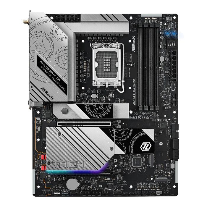 ASRock Z890 Taichi Lite 1851 ATX HDMI/USB-C DDR5 Retail Placa Base para PC con Intel Z890, Socket LGA 1851 y Wi-Fi 7