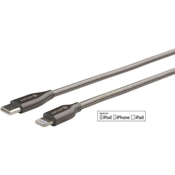 eSTUFF USB-C Lightning Cable MFI 1m Gunmetal eSTUFF USB-C Lightning Cable MFI 1m Gunmetal