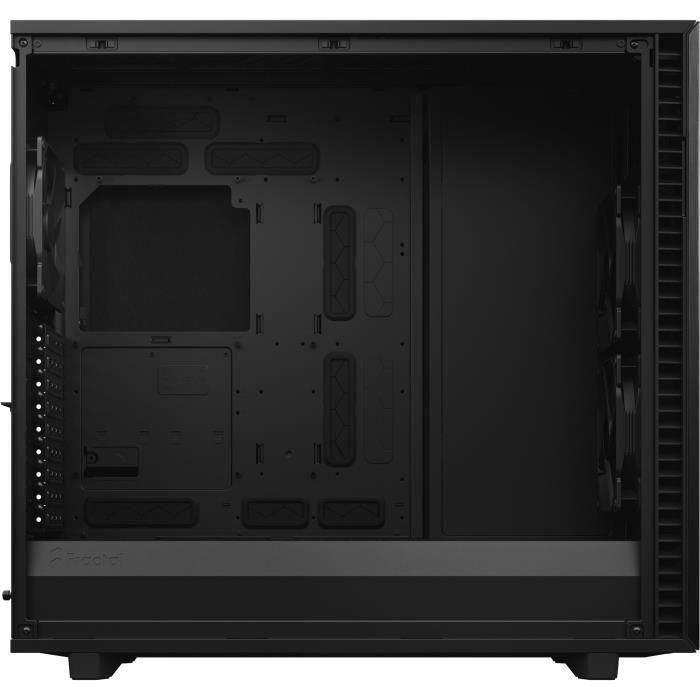 DISEÑO FRACTAL Define 7 XL Panel de vidrio templado transparente negro 4