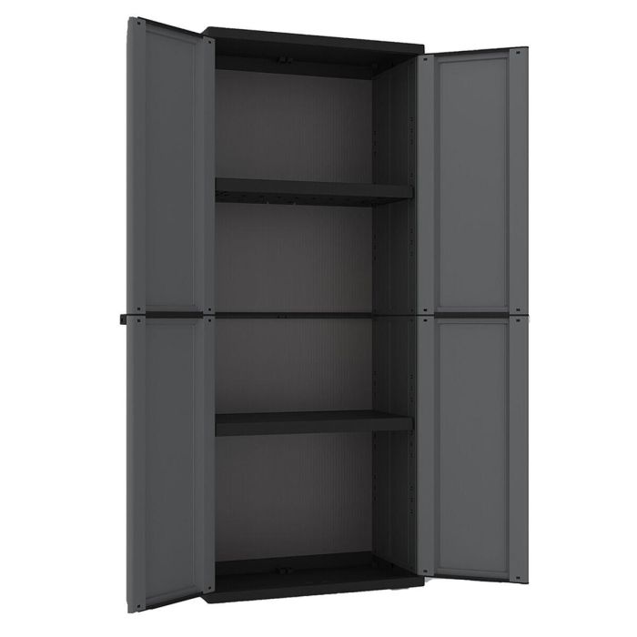 Armario Terry j-base 268 Gris oscuro Polipropileno 68 x 37,5 x 163,5 cm 1