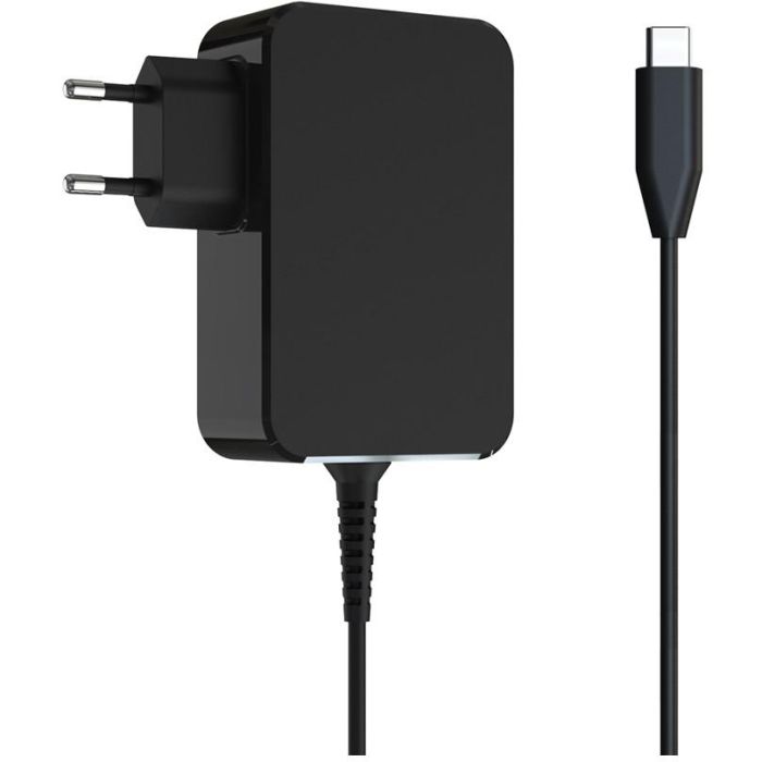 LC-Power LC-NB-GAN-45-C Cargador USB-C GaN 45W para Portátil, Adaptador de Corriente Alterna Negro 3