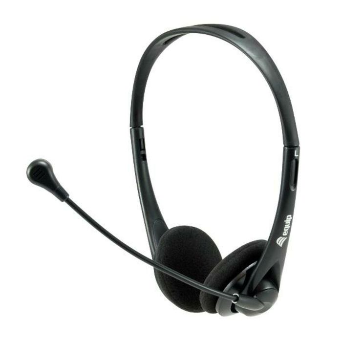 Equip Auriculares Diadema 245305 Alámbricos USB Tipo A para Oficina/Centro de llamadas Equip Auriculares Diadema 245305 Alámbricos USB Tipo A para Oficina/Centro de llamadas