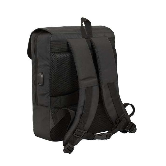 Mochila con solapa portatil 13,3''+usb f.c.barcelona premium 29x39x12 cm 1