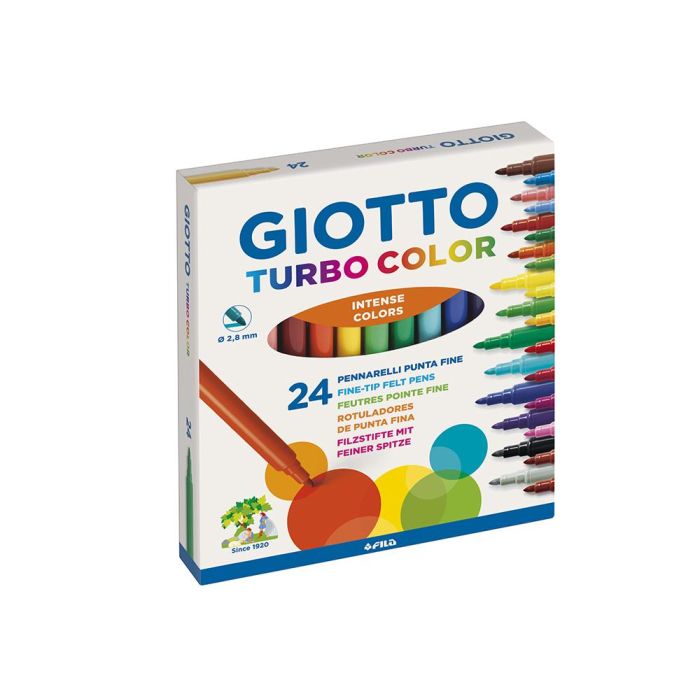 Giotto Rotuladores Turbo Color Surtidos Estuche 24 Ud 1