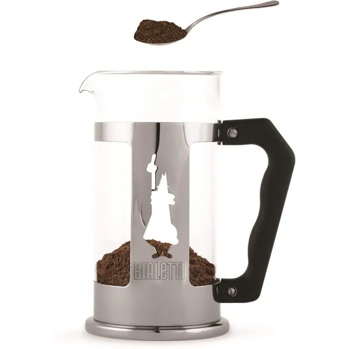 Bialetti 0003160/NP Cafetera de Prensa Francesa 350 ml Acero 2