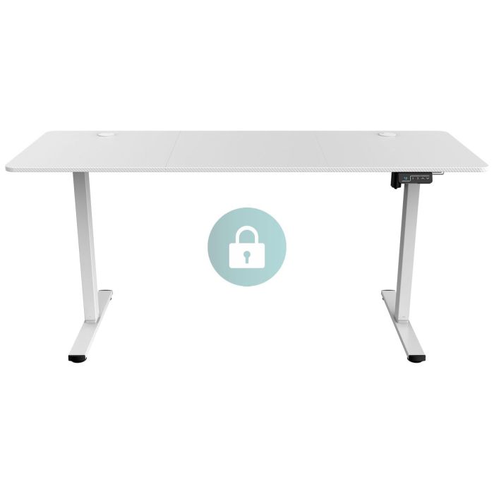 Mesa de Escritorio Mars Gaming MGDERGOPRO160W Blanco 160 x 60 cm 3 Mesa de Escritorio Mars Gaming MGDERGOPRO160W Blanco 160 x 60 cm 3