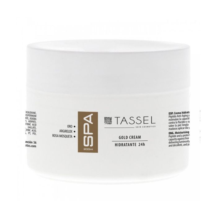 Tassel gold crema hidratante 24h 200 ml