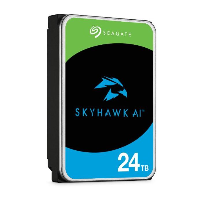 Seagate Disco Duro Interno HDD Skyhawk 24TB 3.5" SATA III 7200 RPM 256MB Optimizado para Vigilancia AI 2