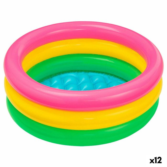 Piscina Hinchable para Niños Intex Sunset Glow Aros 28 L 61 x 22 x 61 cm (12 Unidades)