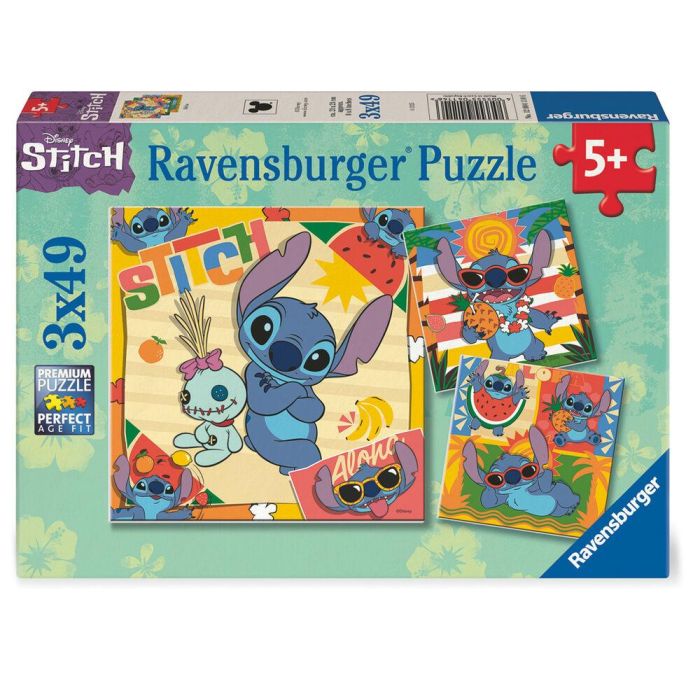 Puzzle Stitch Disney 3x49pzs 0 Puzzle Stitch Disney 3x49pzs 0